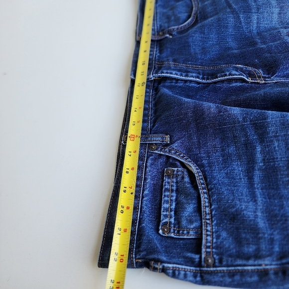 OLD NAVY Men's Famous Jeans Blue Denim Boot Cut Medium Wash 100% Cotton 42X32 - Picture 6 of 9